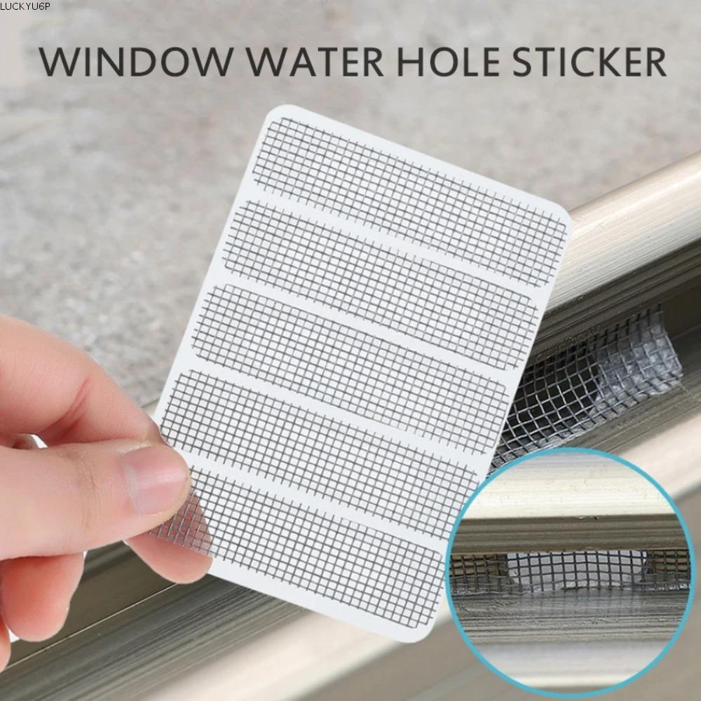 LUCKYU6P 5/10Pack สติกเกอร์ซ่อมหน้าจอหน้าต่าง, DIY ที่มองไม่เห็นหน้าต่างหน้าจอ Patch Fix, กาว Self-S