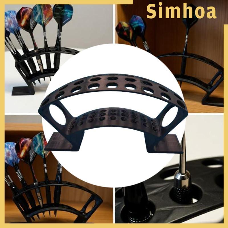 [SIMHOA] Dart Accessory Storage Solution ABS Plastic Dart Holder Stand Tabletop Rack for Professiona