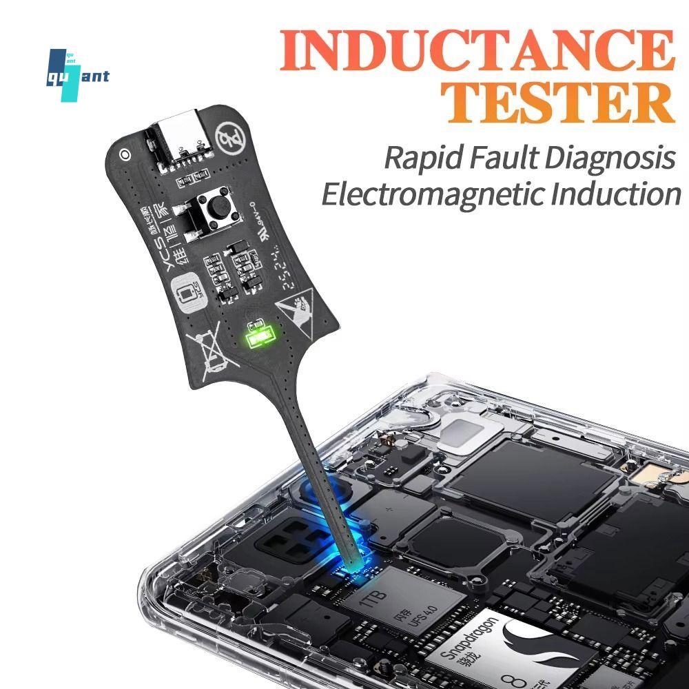 QUANTUMSKY เครื่องทดสอบขดลวดเมนบอร์ด, ความแม่นยําสูงแบบพกพา Inductor Detector เครื่องมือ, Quick Fault ตรวจสอบเสถียรภาพเครื่องทดสอบการเหนี่ยวนําแม่เหล็กไฟฟ้าอเนกประสงค์ – โปรปัง
