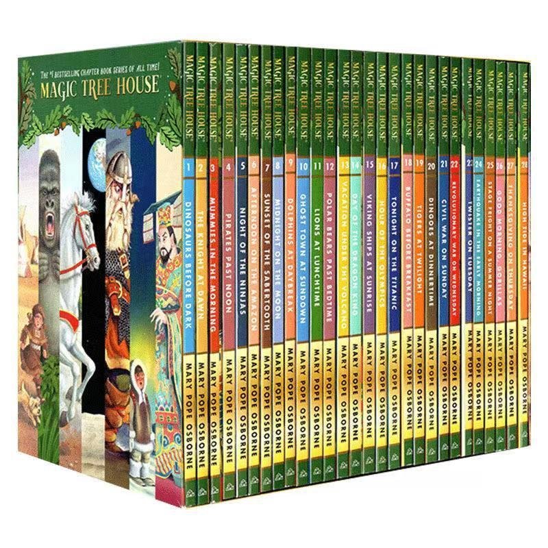 Magic Tree House 1-28 Magic Tree House1-28 Magic Tree House Boxed First Season เวอร์ชันภาษาอังกฤษ