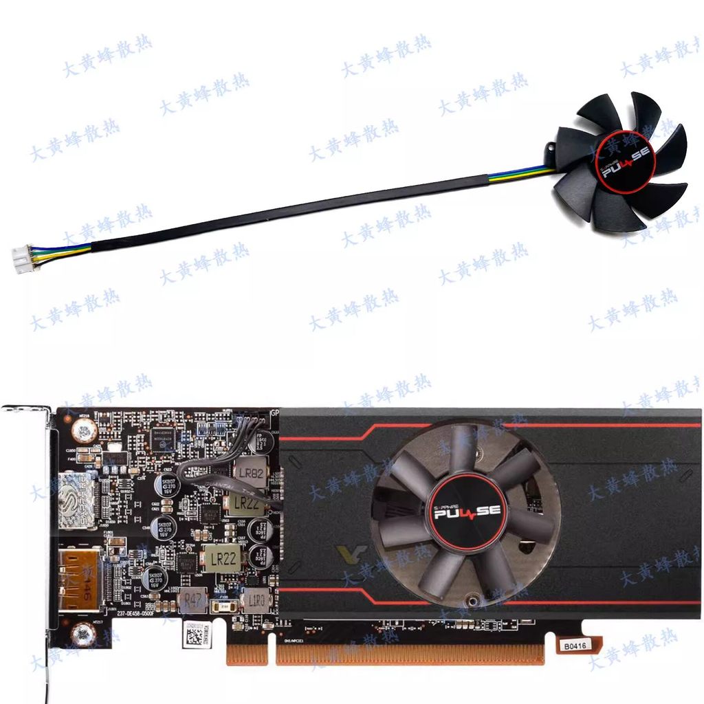 [อุปกรณ์เสริมระบายความร้อนคอมพิวเตอร์] SAPPHIRE/SAPPHIRE RX6400 พัดลมระบายความร้อนการ์ด PULSE 4GB