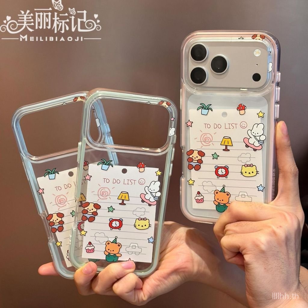 เคสโทรศัพท์เหมาะสําหรับiPhone 7 8 X XS XR XSMAX 11 12 13 14 15 16 17 Pro max Plus Air Bear Noteกันกร
