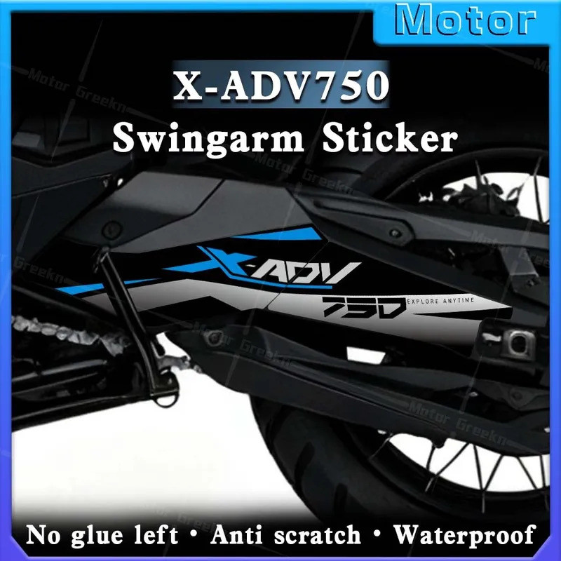 สําหรับ X-adv 750 X ADV 750 xadv750 2017-2025 อุปกรณ์เสริมรถจักรยานยนต์สติกเกอร์ด้านหลัง Swing Arm สติกเกอร์ Roat Shaft Protector Decal