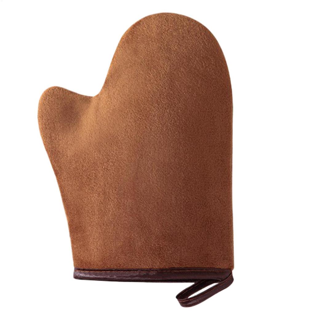 Tanning Mitt Sunless Tanning Mitt Machine Washable Reusable Flocking Applicator with Thumb for Women