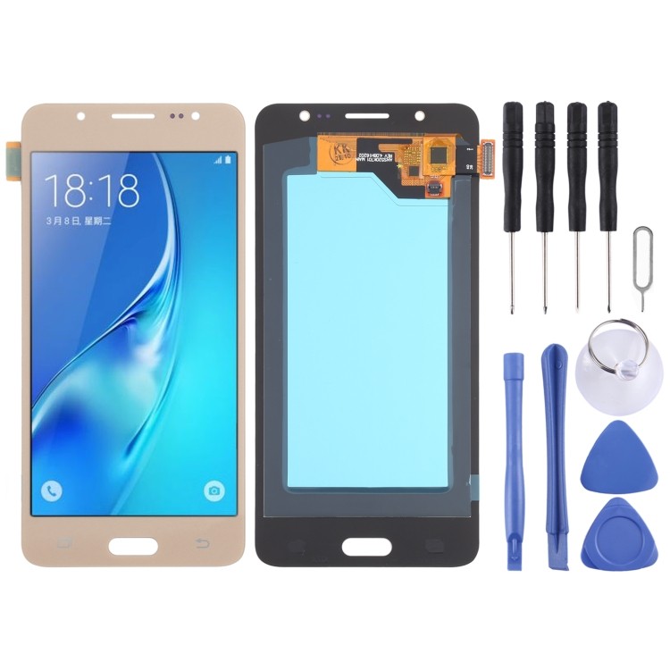 พร้อมส่ง หน้าจอ LCD OLED สําหรับ Samsung Galaxy J5 (2016) SM-J510 พร้อม Digitizer Full Assembly (สีท