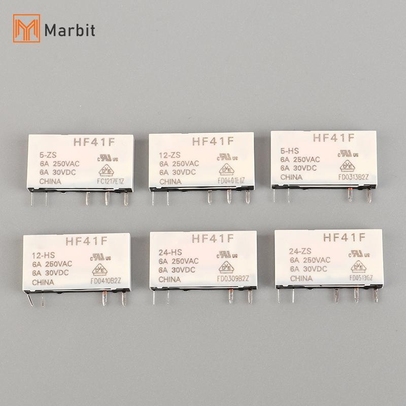 Marbit HF41F-24-ZS HF41F-12-ZS HF41F-5-ZS HF41F-5-HS HF41F-12-HS HF41F-24-HS รีเลย์อุตสาหกรรม Submin