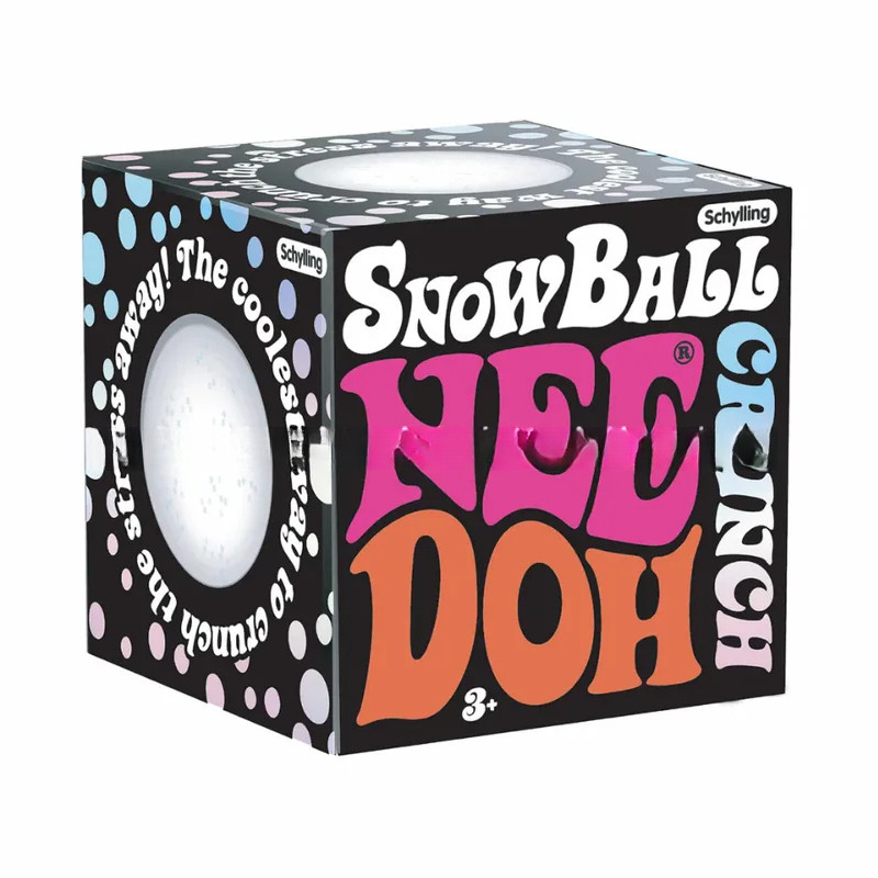 สินค้าใหม่ NeeDoh Snow Ball Crunch Snow Ball Crunch ของเล่นคลายเครียด,needoh