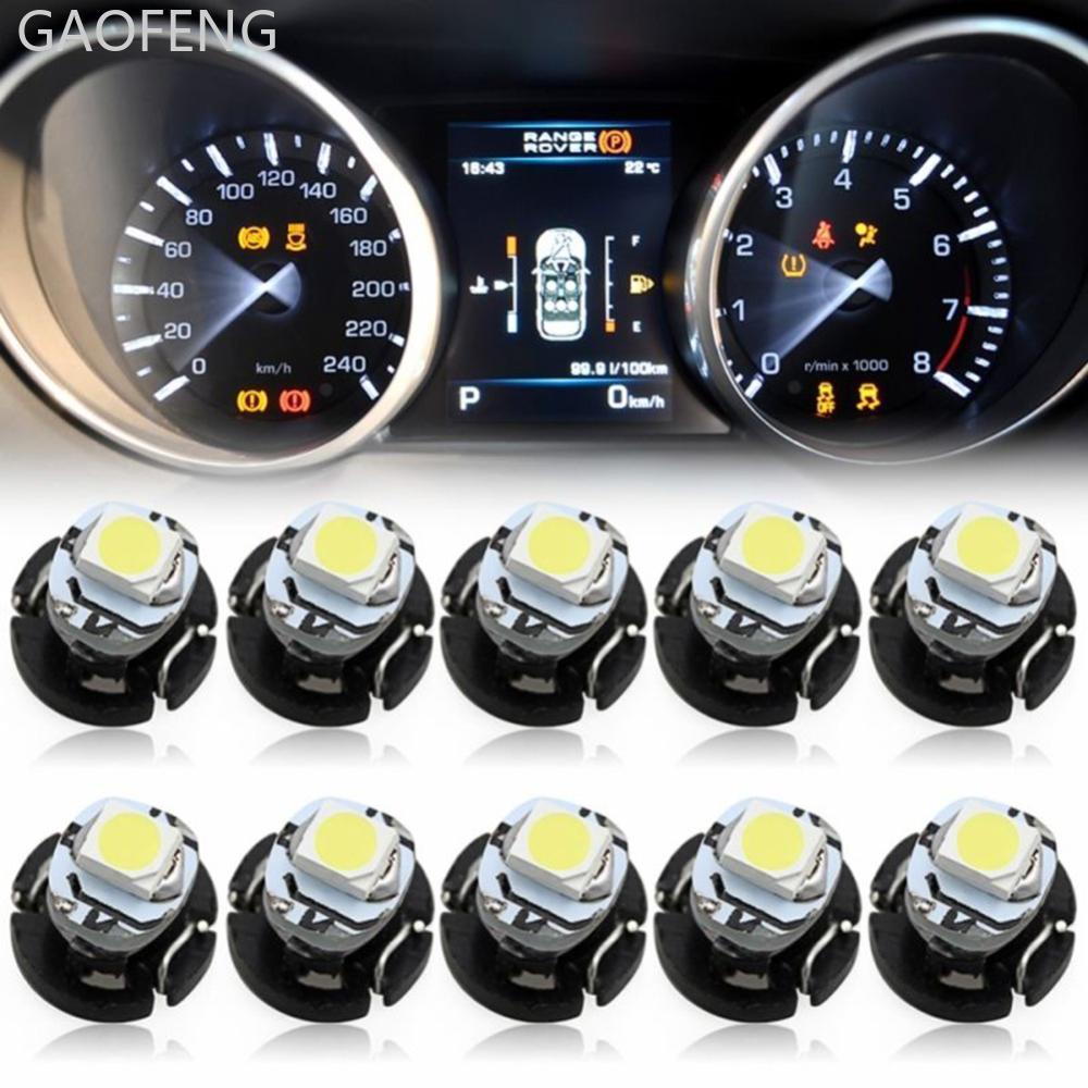 GAOFENG 10 ชิ้น T3 1 SMD หลอดไฟ LED รถ Neo Wedge Climate Gauges Dashboard ควบคุมไฟ I1Q2