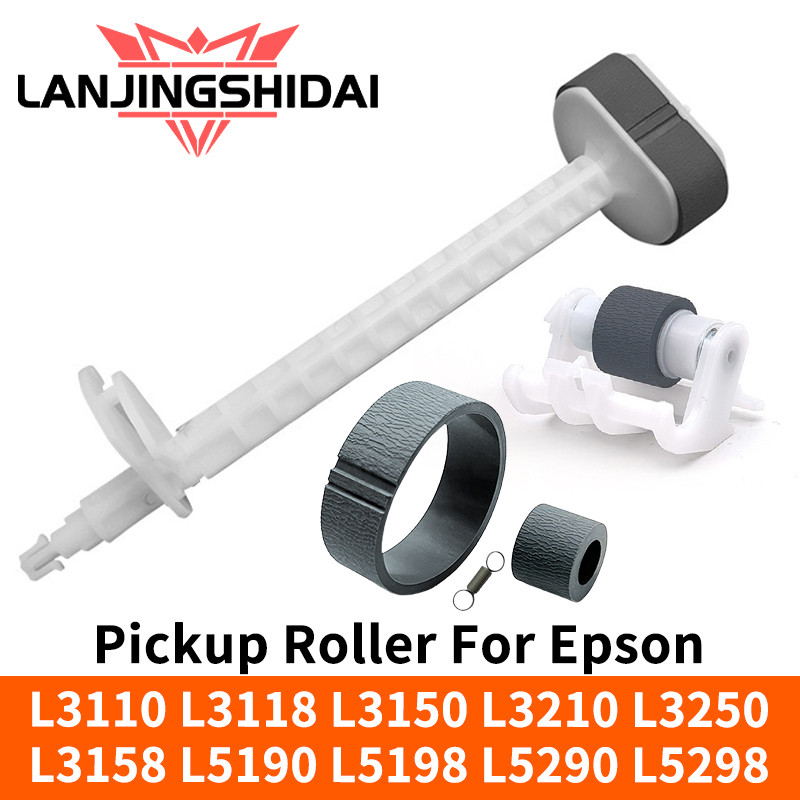 Pickup Roller สําหรับ Epson L3110 L3118 L3150 L3210 L3250 L3158 L5190 L5198 L5290 L5298 แยก Roller & ยางยาง