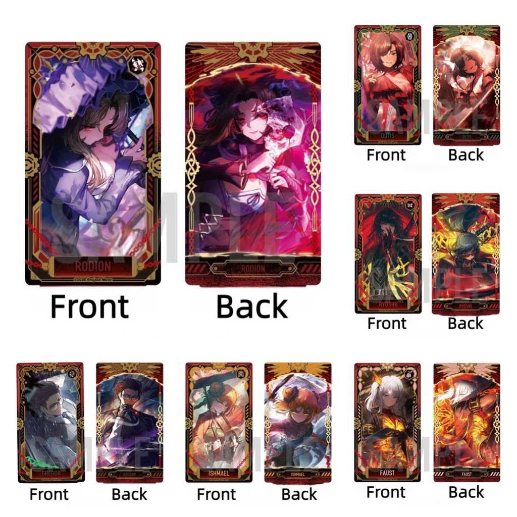 Limbus บริษัทบทความตกแต่งไพ่ทาโรต์แผ่นตกแต่งโต๊ะ Major Arcana Standee Rodion คอลเลกชันเครื่องประดับ Gregor อะคริลิคตุ๊กตา Faust