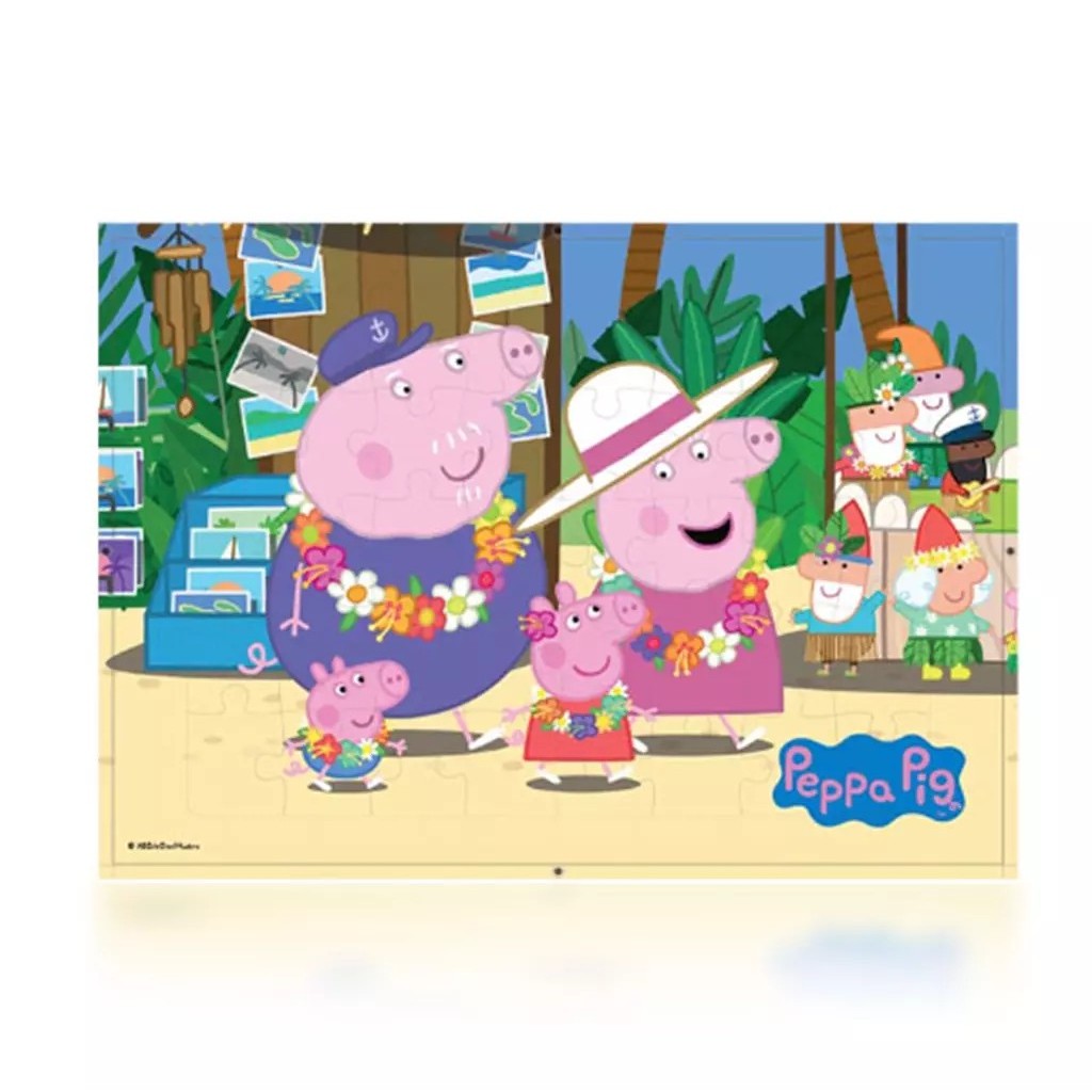Bundanjai (หนังสือ) จิ๊กซอว์ Peppa Pig 40 ชิ้น ลายเป๊ปป้าไปพักร้อน