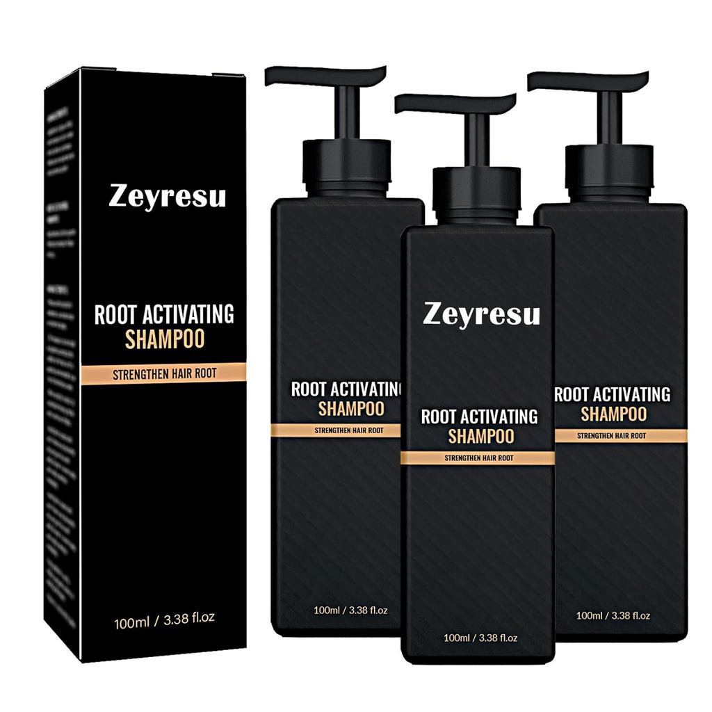 3 ชิ้น Spartan Shampoo, Spartan Hair Root Activator Shampoo, Hair Root Activator Powerful Repair Hai