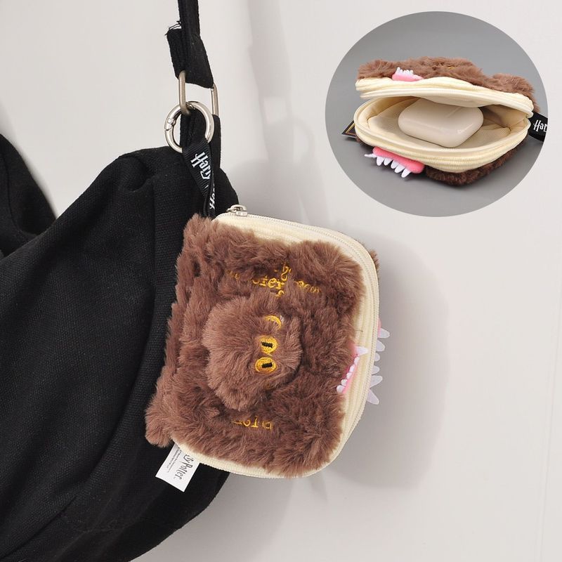 ของแท้ Harry Potter Plush พร้อมเปลี่ยนหูฟังและกระเป๋านักเรียนจี้ Monster Book เป็นของขวัญสร้างสรรค์