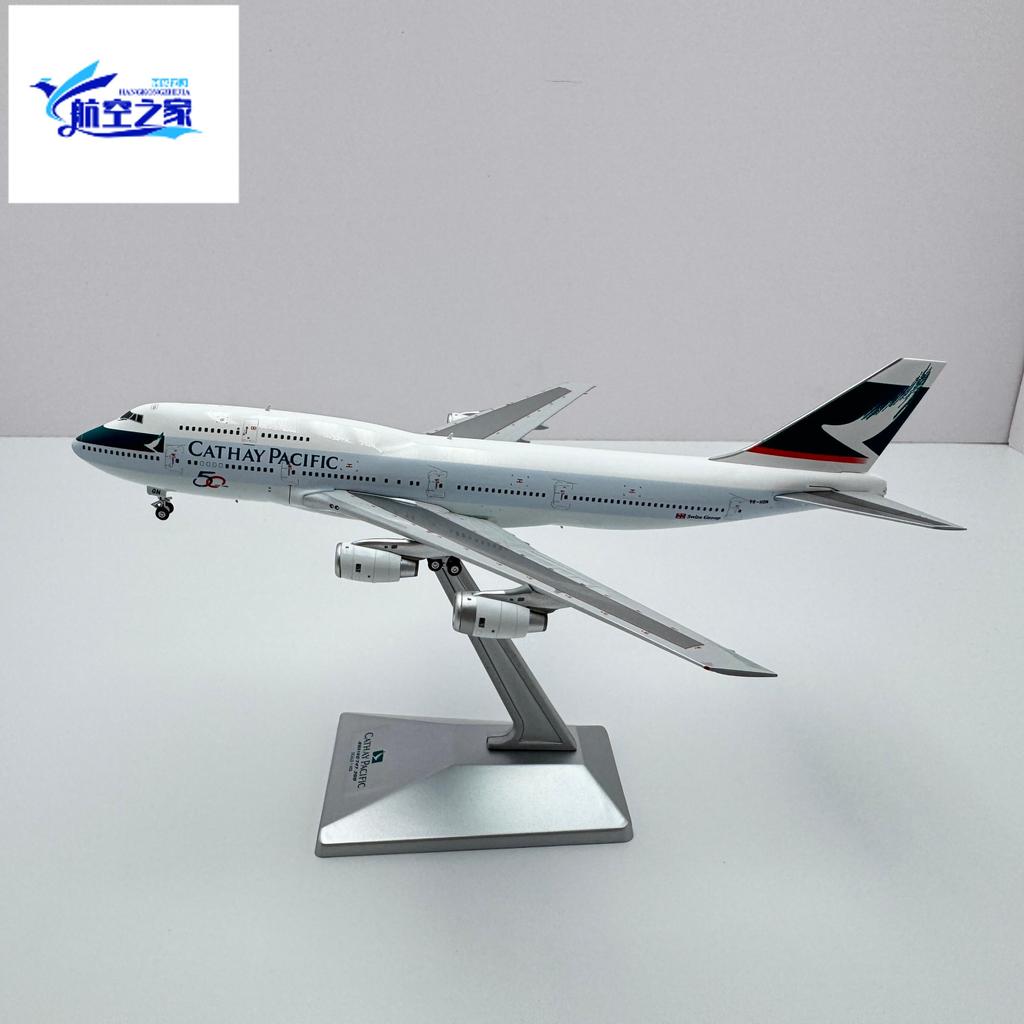 YY Wings 1/400 Cathay Pacific Airlines B747-300 VR-HON เครื่องบินโลหะเครื่องบินรุ่น
