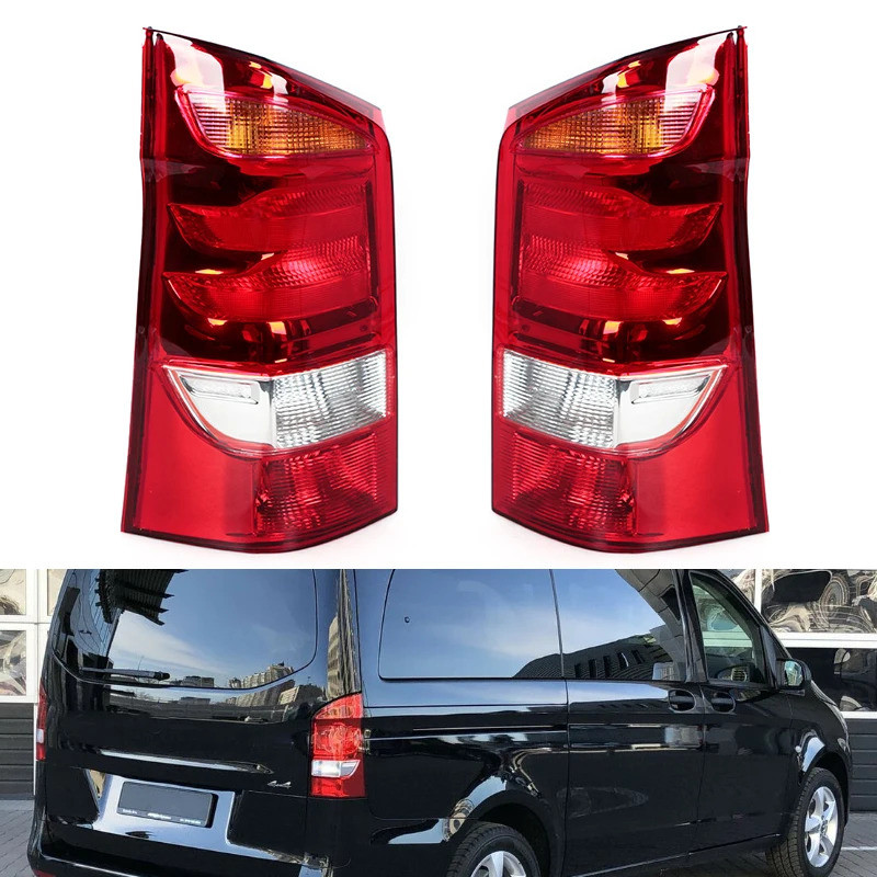 สําหรับ Mercedes Benz Vito Valente W447 2015-2021 ไฟท้ายด้านหลังเบรคคําเตือน Reflector สัญญาณหมอกโคม