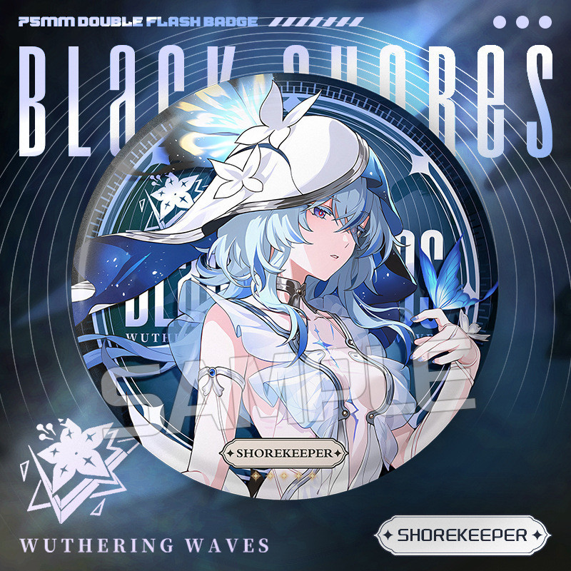 ✨ Wuthering Waves Phoebe/Changli/Lynae/Mornye/Cartethyia/Zani✨ ป้ายอนิเมะ 75 มม. Anime Tinplate Badg