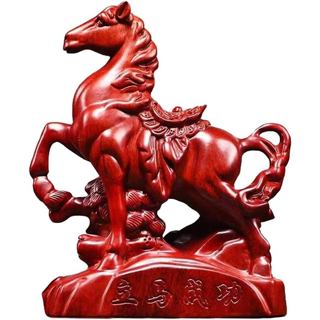 รูปปั้นม้า,ตุ๊กตาไม้ขนาดเล็กสําหรับ2026ตรุษจีน,ฮวงจุ้ยโต๊ะทํ…