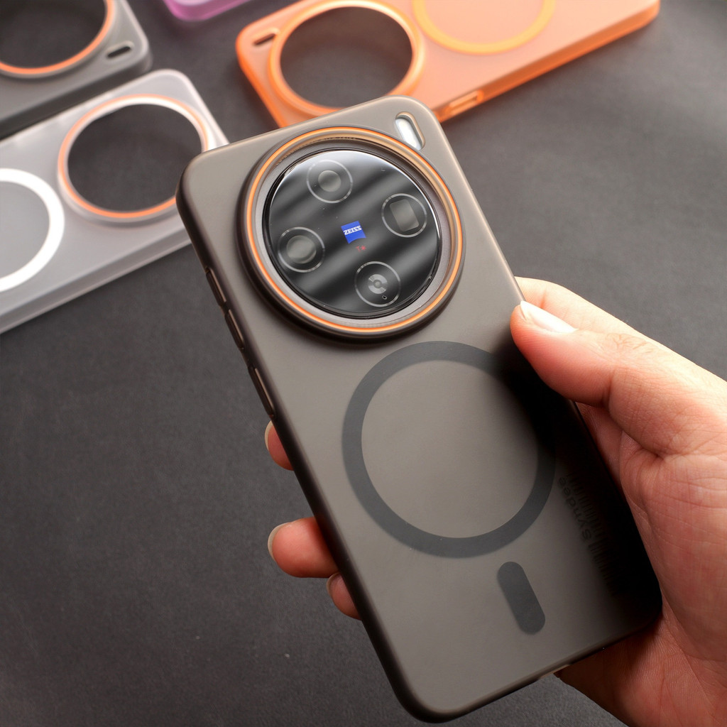 สําหรับVivo X300 Pro X200 Pro X200S X200 Ultra Slim Micro Matte Hardแม่เหล็กเคสโทรศัพท์สําหรับVivo V