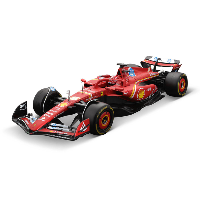 2024Bburago 1: 18 สูตร SF24 จําลอง F1 Racing รุ่น Ferrari รถ
