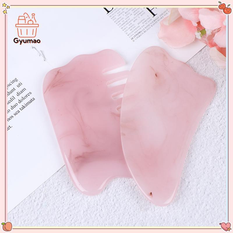 mGUMO หยกธรรมชาติ GuaSha Massage Face Tool Gua Sha Board รูปที่ 6