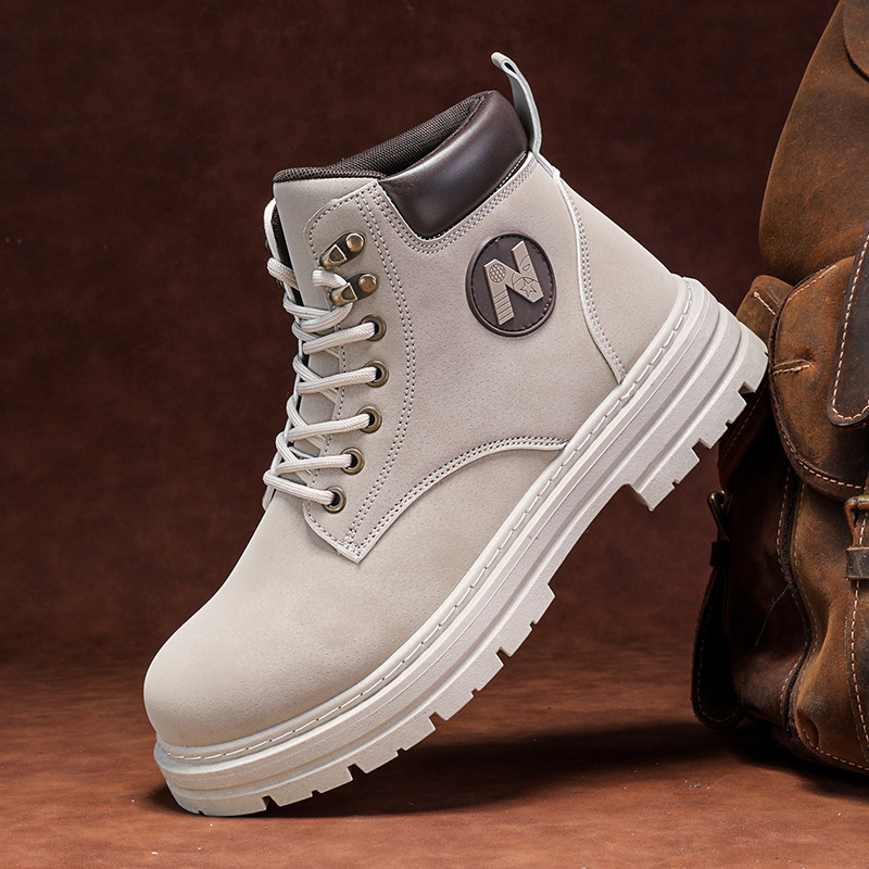 999 Plus Velvet Mens Thick-Soledรองเท้าอินเทรนด์รองเท้าผ้าใบกันลื่นที่อบอุ่น