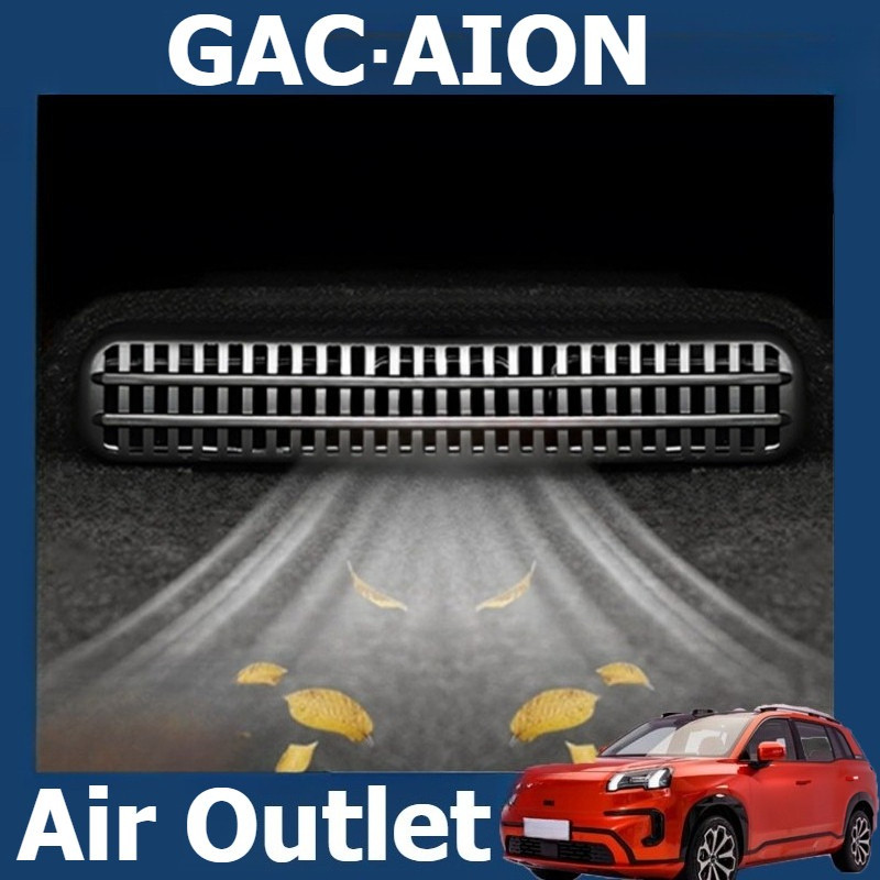 2 ชิ้น 2025 Gac AION V ที่นั่งด้านล่างAir Outlet COVERสแตนเลสAnti-Blockingฝาครอบการปรับเปลี่ยนภายในอุปกรณ์เสริม อุปกรณ์ตกแต่งภายใน