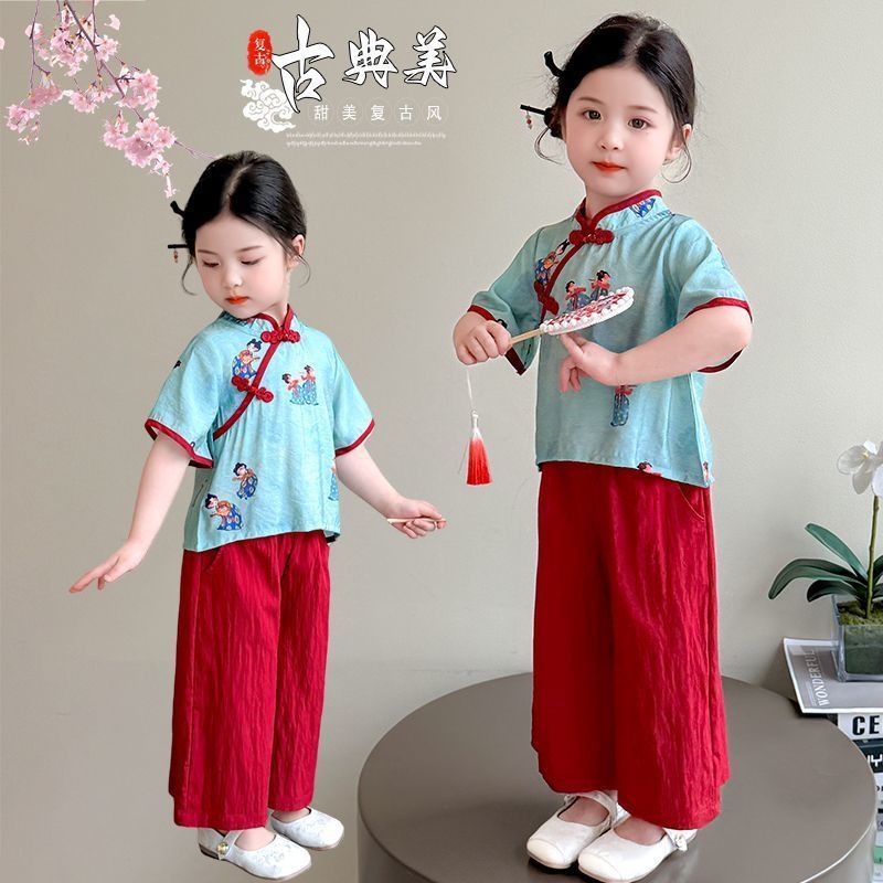 2026ชุดสูทฮันฟูสำหรับเด็กและวัยรุ่น แบบใหม่ของปี  เหมาะสำหรับฤดูร้อน