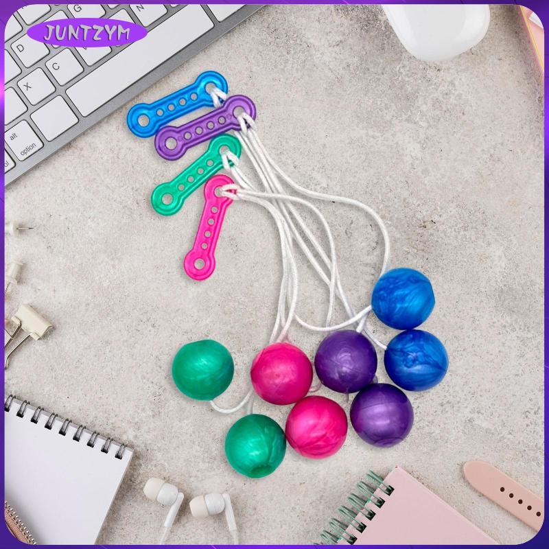 [juntzym] Swing Bump Ball On A String พร้อมไฟ Sensory ของเล่นมือ Swing Rope Ball ของเล่นสําหรับกลางแ