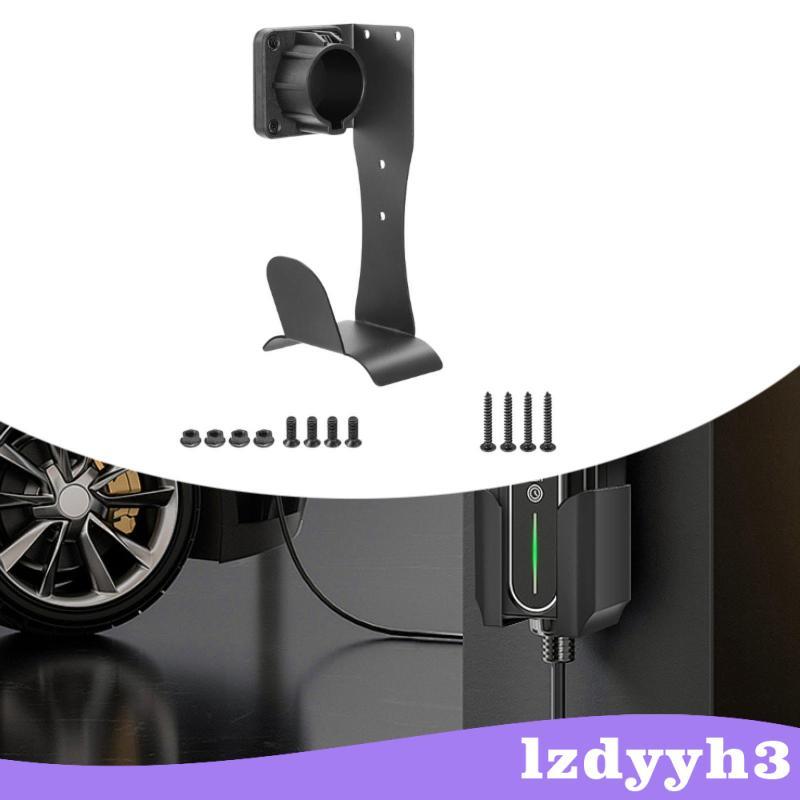 [Lzdyyh3] EV Charger Holder Bracket ประหยัดพื้นที่,ติดตั้งง่าย Cable Hanger Organizer Wall Mount Electric Car Charger Cord Holder