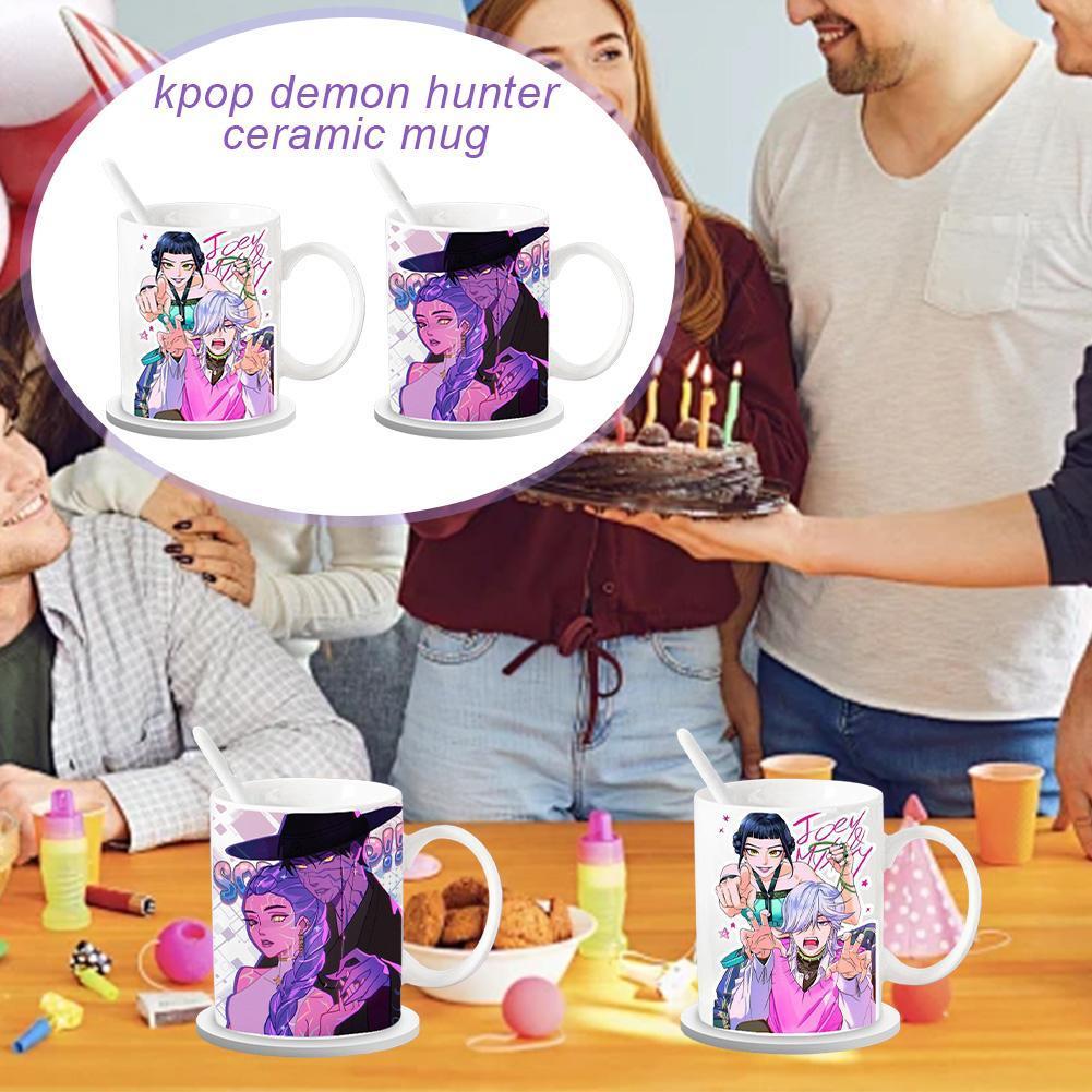 Witcher แก้วเซรามิคโรแมนติก Kpop แม่มด Hunter Group ถ้วยเซรามิค Q3i3
