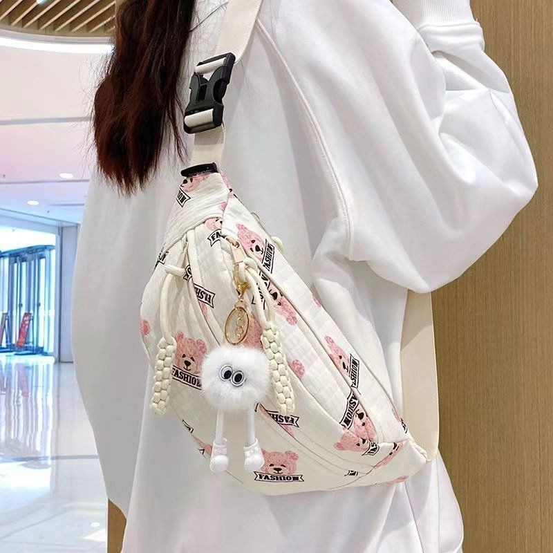 ♞,♘Ins Japanese Chest Bag Niche Student Crossbody Bag