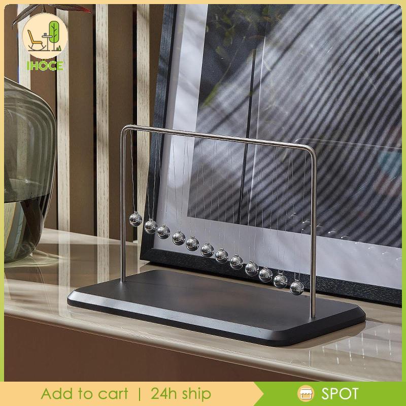 [Ihoce] Newton Cradle Pendulum Balls ตกแต่งสํานักงานตกแต่งของเล่นเพื่อการศึกษา