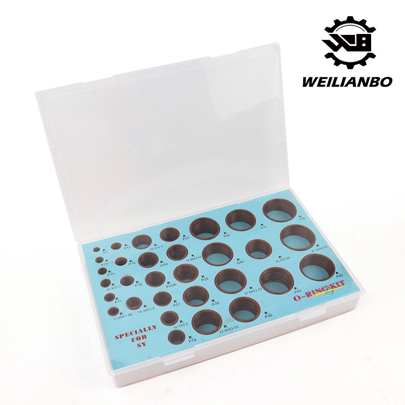 ชุดซ่อมซัพพลายพาร์ท O-Ring ฟลูออร์อิลยาง เซลล์ซีล สําหรับขุดจักร XCMG XE60/75/80/150