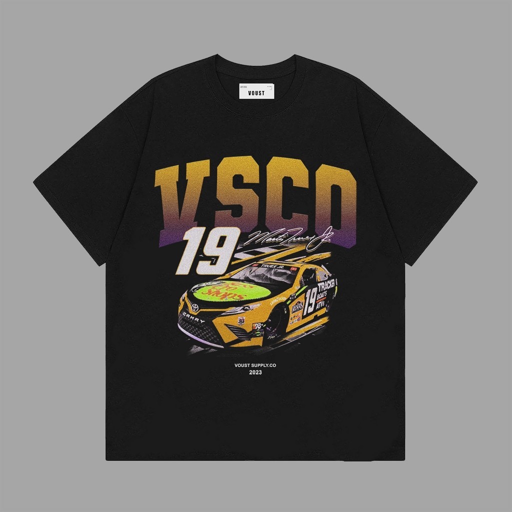 2026NEWS-5XL เสื้อยืด Nascar Vsco Black Tees Pure CottonCOD