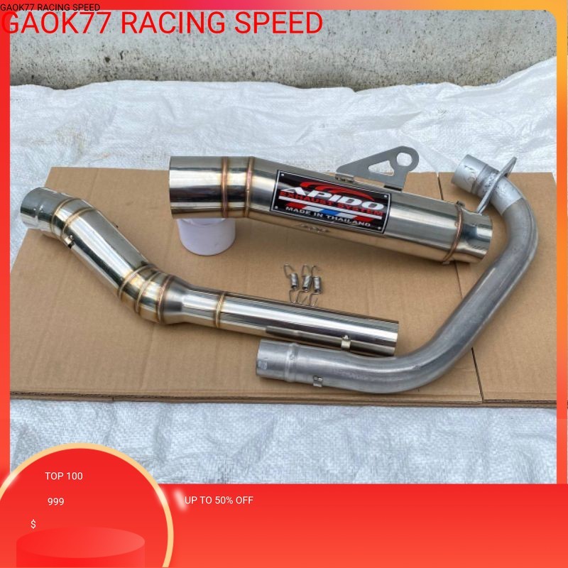 ท่อไอเสีย super เปิด spec apido ท่อไอเสียท่อไอเสียเปิด tmx 125 155 tmx 150 pinoy 125 150 motoposh 12