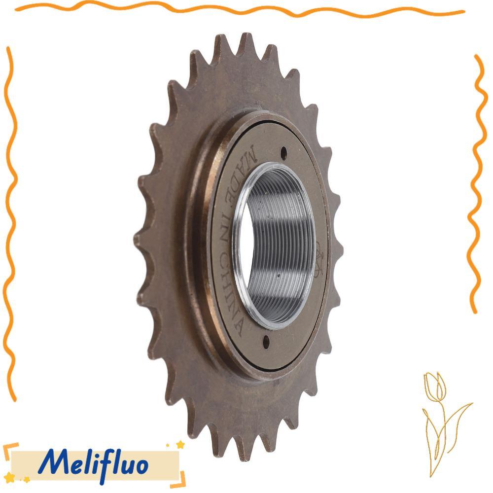 MELIFLUO จักรยาน Freewheel, เหล็ก 10 ซม. OD จักรยาน Freewheel เปลี่ยน, ทนทาน 24 ฟันน้ําหนักเบาติดตั้