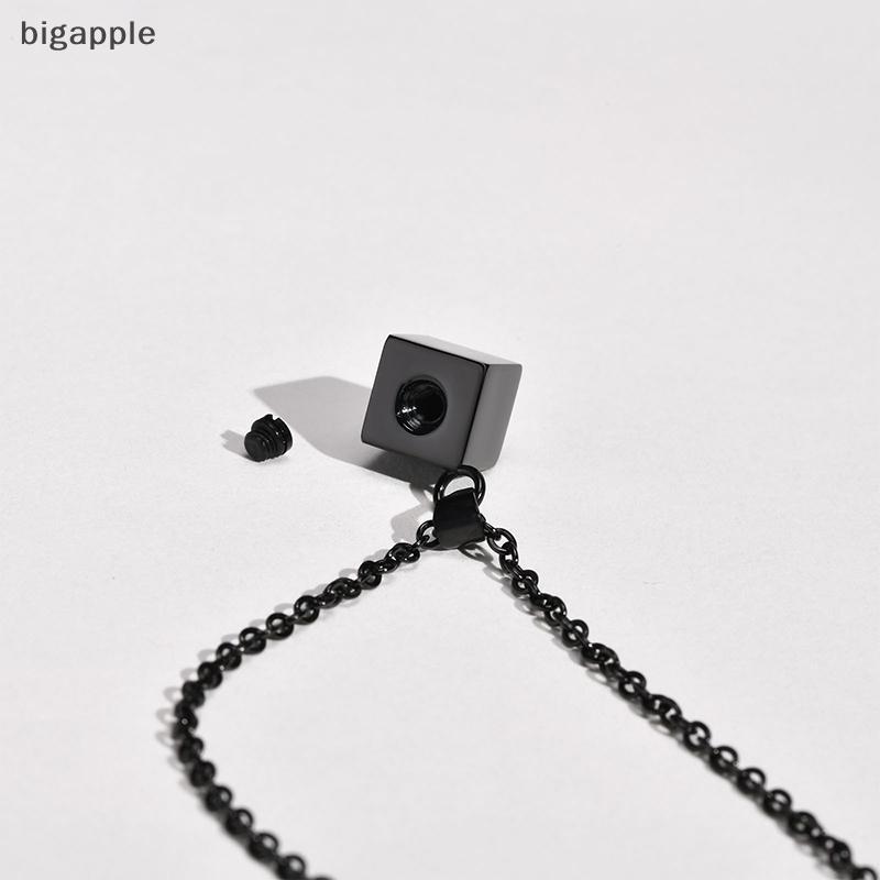 Bigapple Cremation เครื่องประดับสัตว์เลี้ยง Urn จี้สําหรับสุนัขแมวขี้เถ้าสร้อยคอสัตว์เลี้ยงอนุสรณ์จี