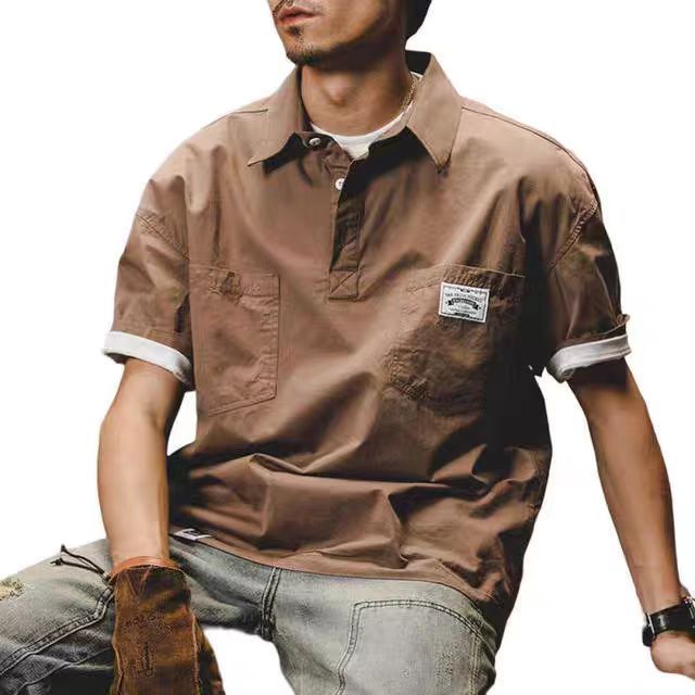 เสื้อโปโลแขนสั้นสำหรับผู้ชายและผู้หญิงฤดูร้อนมี 3 สีให้เลือก M-3XL เสื้อยืดเสื้อโปโล