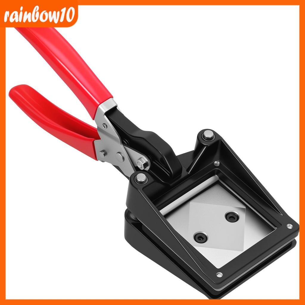 เครื่องตัดภาพ ID โลหะสีดําเครื่องตัดภาพหมัดแบบพกพาสําหรับ Office SHOPTKC1252