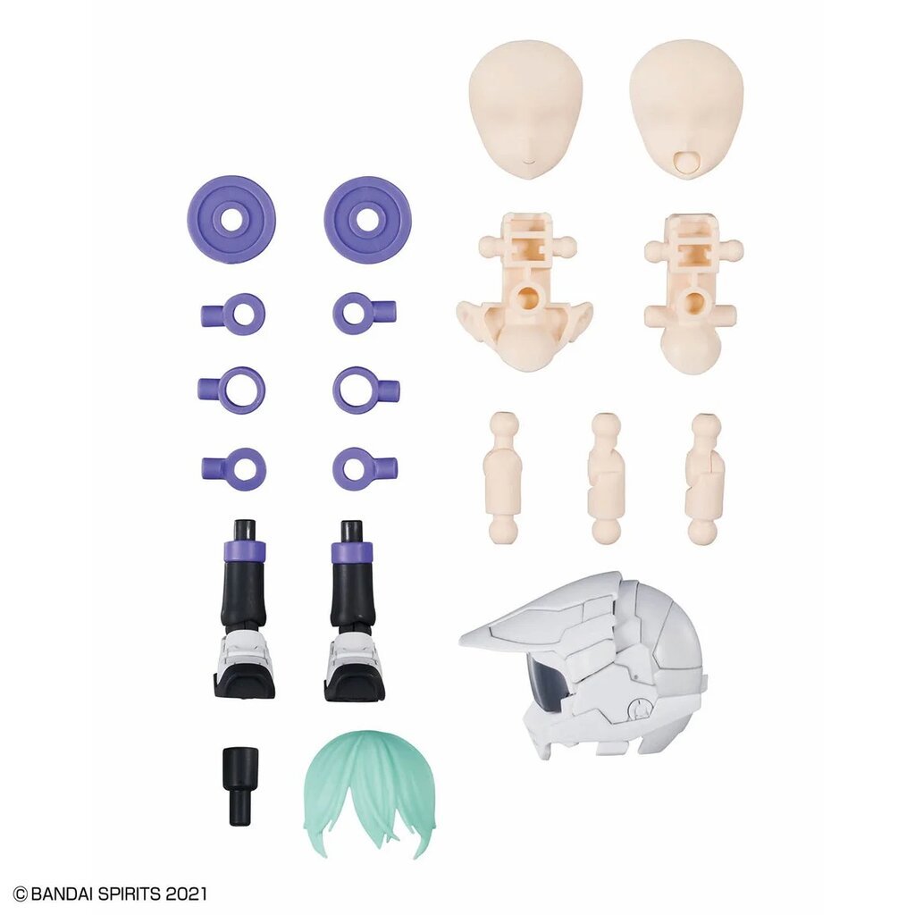 Bandai 30MS OPTION PARTS SET 22 (TURBO COSTUME A) COLOR B รูปที่ 2
