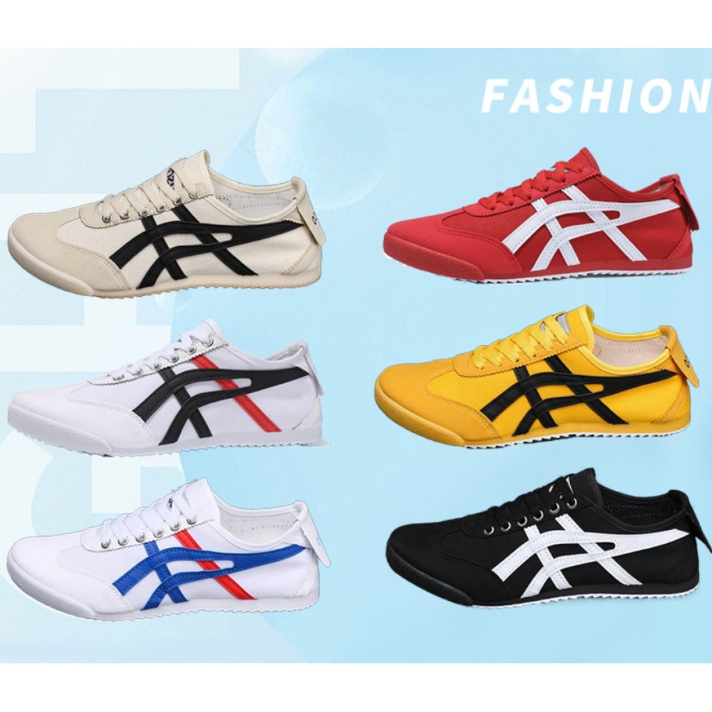 รองเท้าผ้าใบผู้ชายผู้หญิงสไตล์เดียวกัน Breathable น้ําหนักเบา Low-Top Casual สไตล์ Retro All-Match 36-45 ขนาด ✨kuike203.th✨