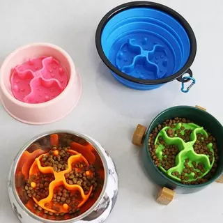 Garfeel Daddy Universal Dog Slow Feeder ใส่ | ซิลิโคน ต่อต้าน-ช็อก สัตว์เลี้ยงชามอุปกรณ์เสริมซิลิโคนช้าป้อนแทรกลื่นนุ่มเสื่ออาหารช้าดูด | ใส่ชามใดๆ