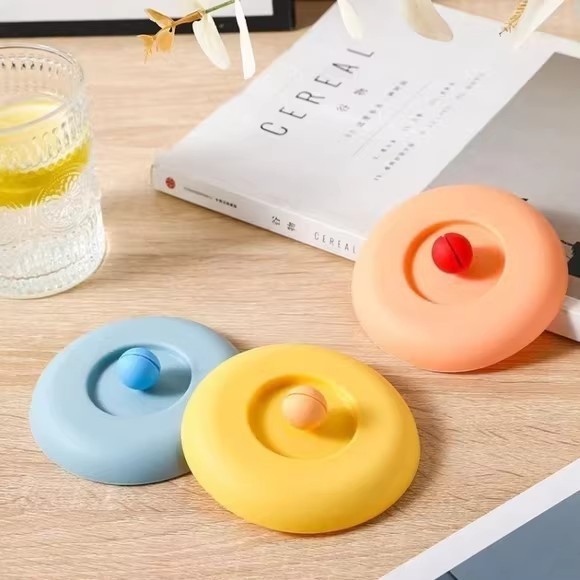 ฝาแก้วเยติ ฝาแก้ว tyeso ฝาถ้วยซิลิโคนฝาถ้วยฝาปิดซื้อฝาปิดแก้วเดี่ยวสามารถถือช้อนถ้วยสากลป้องกันฝุ่นฝ