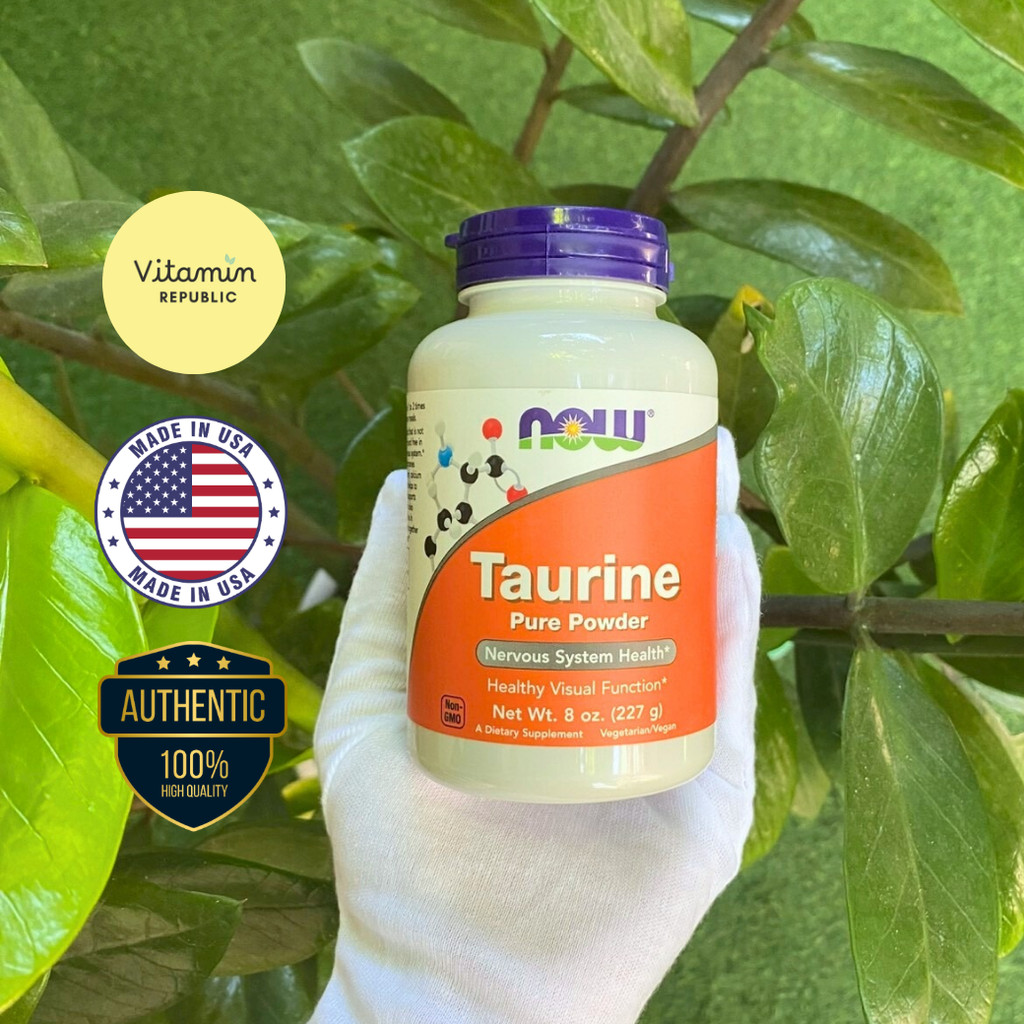 Taurine (Powder / Capsule) (1000 mg/serving) by NOW Foods ทอรีน