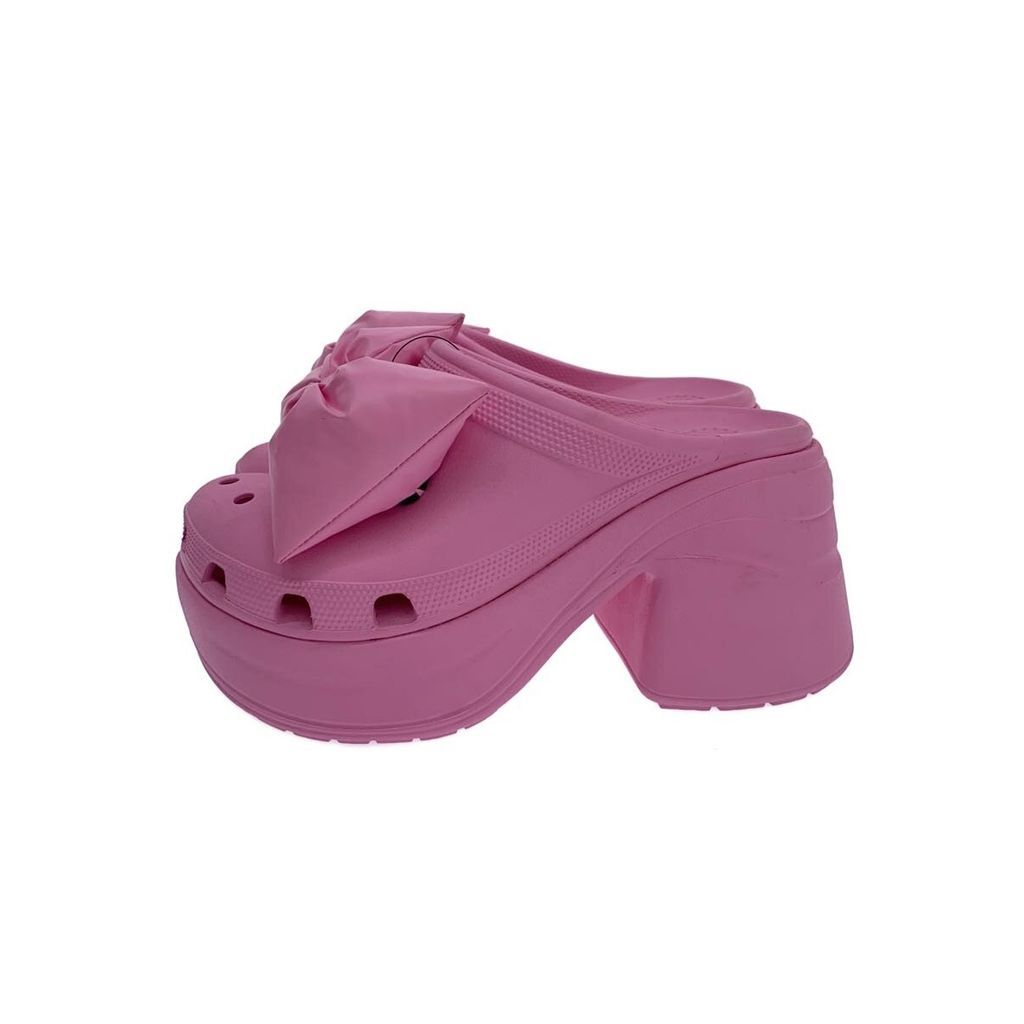 Crocs Sandals US7 PNK siren bow clog Direct from Japan Secondhand