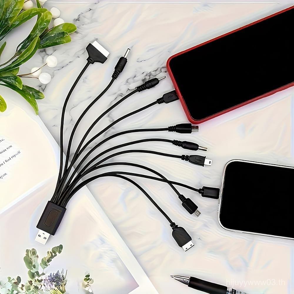 0.65FT Carplay Cable, สาย USB สายชาร์จเร็ว Soft Touch TPE Cable (สีดํา) 0YNW