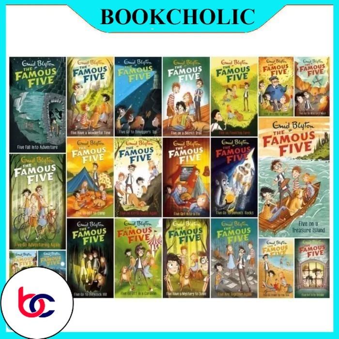 The Famous Five (21 เล่ม) โดย Enid Blyton (อังกฤษ) - Bookchoholic