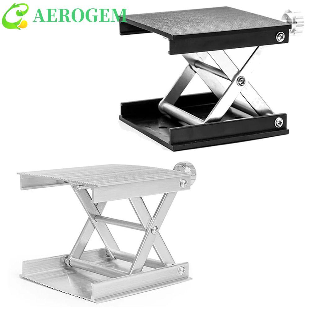 AEROGEM Lab Lift Stand Table, ขยายอลูมิเนียมอัลลอยด์ Lab Jack Stand Platform, น้ําหนักเบา Anti-rust 