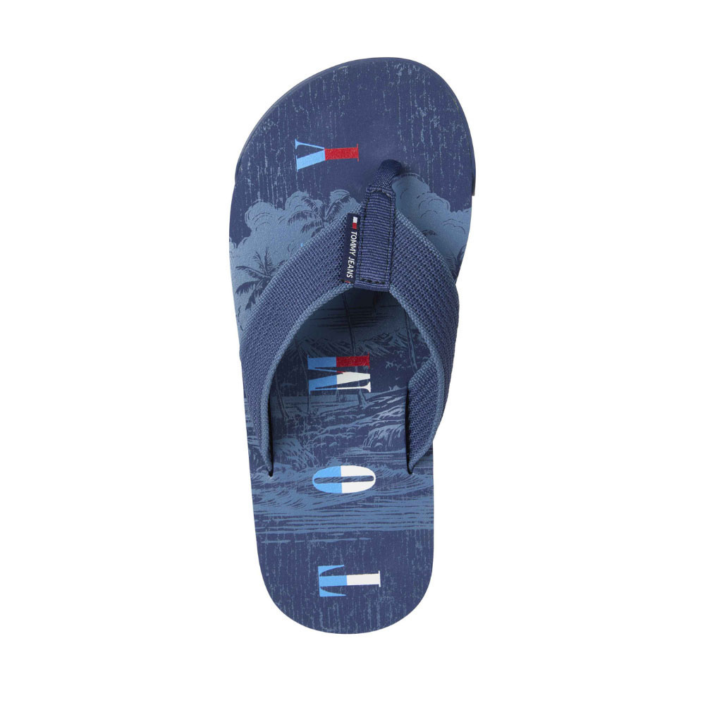 Tommy Hilfiger รองเท้าแตะ ผู้ชาย รุ่น EM0EM01561 C67 – สีน้ำเงิน