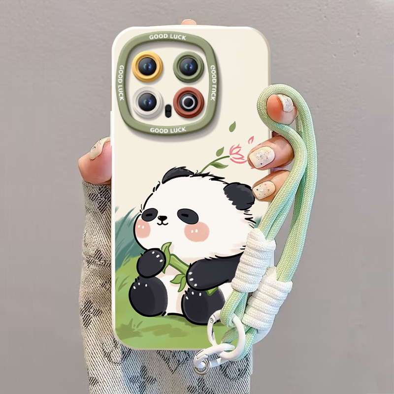 เคส iqoo 13 เคส iqoo z9x 5g เคสโทรศัพท์ Bamboo Panda สำหรับ iQOO 13 & 11 ทำจากซิลิโคนนุ่ม กันกระแทกด